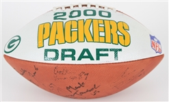 2000 Green Bay Packers Draft Class Multi Signed ONFL Tagliabue Painted Football w/ 14 Signatures Including Mark Tauscher, Chad Clifton, Bubba Franks & More (JSA)