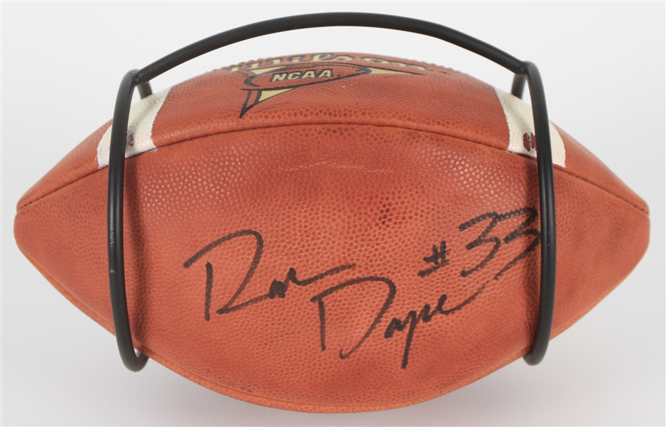 1996-99 Ron Dayne Wisconsin Badgers Signed Official NCAA Football (JSA)