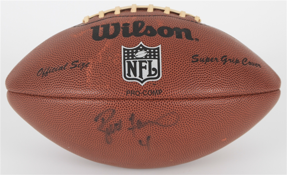 2000s Brett Favre Green Bay Packers Signed Football (JSA)