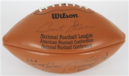 1990s Green Bay Packers Multi Signed ONFL Tagliabue Throwback Football w/ 10 Signatures Including Bart Starr, Paul Hornung, Jim Taylor, Jerry Kramer & More (JSA)