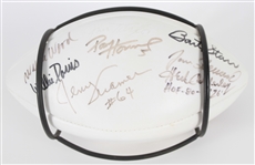 1990s Green Bay Packers Multi Signed ONFL Tagliabue Hall of Fame Autograph Panel Football w/ 10 Signatures Including Don Hutson, Tony Canadeo, Bart Starr & More (JSA) 