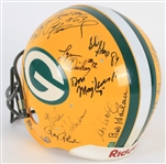 1986 Green Bay Packers Multi Signed Full Size Helmet w/ 25 Signatures Including Bart Starr, Reggie White, Tony Canadeo, Sterling Sharpe & More (JSA), 
