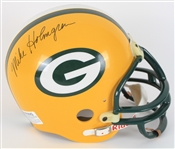 1996-97 Mike Holmgren Ron Wolf Green Bay Packers Signed Full Size Display Helmet (JSA)