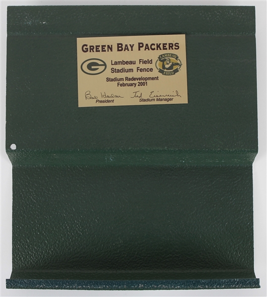 1960s-2001 Lambeau Field Stadium Fence Section (MEARS LOA)