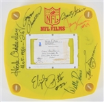 1967 Green Bay Packers Multi Signed NFL Films Cannister w/ 7 Signatrures Including Bart Starr, Jerry Kramer, Willie Davis, Elijah Pitts & More (PSA/DNA)
