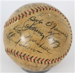 1931 New York Giants Team Signed ONL Heydler Baseball w/ 25 Signatures Including Mel Ott, Carl Hubbell, Freddie Lindstrom, Bill  Terry & More (JSA Full Letter)