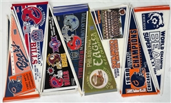 1980s-1990 NFL Full Size Pennants (Lot of 200+)