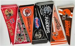 1980s-1990 NFL Full Size Pennants (Lot of 200+)