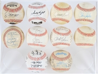 1980s-90s Baseball Collection - Lot of 10 w/ Signed (LaRussa, Bench, Rose, Sabo), FotoBalls (DiMaggio, Koufax) & More