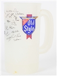1986 Milwaukee Bucks Facsimile Team Signed Old Style Beer Mug