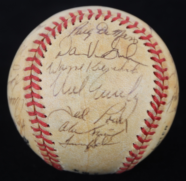 Lot Detail - 1985 Cincinnati Reds Team Signed ONL Feeney Baseball W/ 25 ...