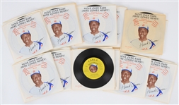1973 Hank Aaron Atlanta Braves Move Over Babe (Here Comes Henry) 45 RPM Records - Lot of 27 