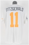 2014 Larry Fitzgerald Arizona Cardinals Team Rice Pro Bowl Practice Shirt (MEARS LOA)