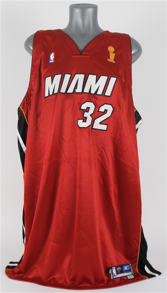 2006 Shaquille ONeal Miami Heat NBA Finals Road Jersey (MEARS A5)