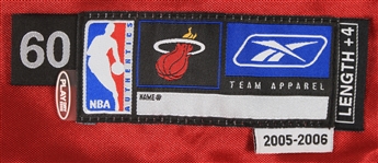 2006 Shaquille O'Neal Miami Heat NBA Finals Road Jersey (MEARS A5)