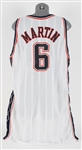 2002 Kenyon Martin New Jersey Nets NBA Finals Home Jersey (MEARS A5)