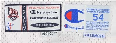 2002 Kenyon Martin New Jersey Nets NBA Finals Home Jersey (MEARS A5)