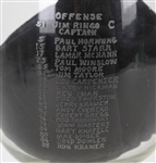 1960 Green Bay Packers Western Division Champions 10.5 x 6 Oversize Goblet Style Drinking Glass (Red Cochran Collection/Letter) 