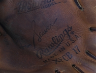 1960's-80's Player Endorsed Store Model Baseball Mitts - Lot of 4 w/ Ted Williams, Tom Seaver, Carl Yastrzemski & George Brett