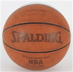 1998 Chuck Daly Orlando Magic 600th Career Win Game Used ONBA Stern Basketball (MEARS LOA/Daly LOA)