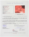 2009 George Foreman World Heavyweight Champion Signed Everlast Boxing Glove *Full JSA Letter*