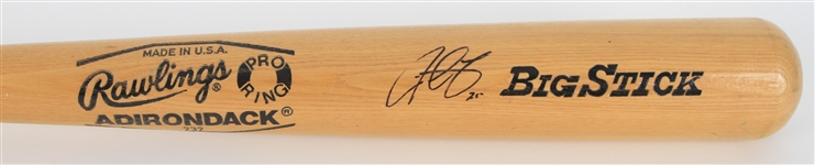 2000s Derrek Lee Chicago Cubs Signed Rawlings Adirondack Bat *JSA*