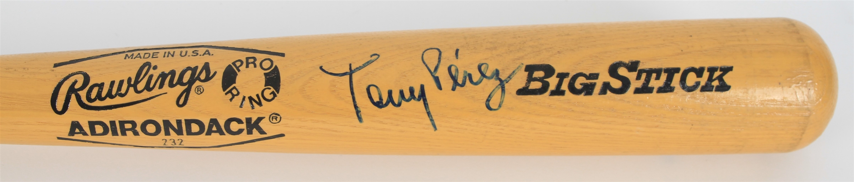 2000s Tony Perez Cincinnati Reds Signed Rawlings Adirondack Bat *JSA*