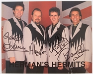1990s Hermans Hermits Group Signed 8" x 10" Photo (JSA)