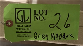 1953-1999 Milwaukee County Stadium Visting Team Locker Documented to Have Been Used by Greg Maddux