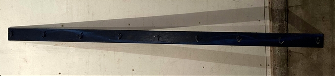 1980-1990s Milwaukee Brewers Lockeroom Hook Rack