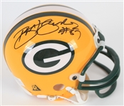 1995 Robert Brooks Green Bay Packers Signed Mini Helmet (JSA)