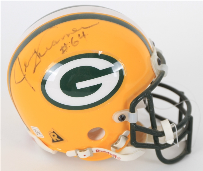 1995 Jerry Kramer Green Bay Packers Signed Mini Helmet (JSA)