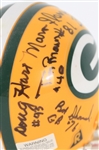 2000's Green Bay Packers Multi Signed Mini Helmet w/ 8 Signatures Including Fuzzy Thurston, Dave Robinson, Bob Jeter & More (JSA)