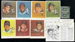 1969-1970 Seattle Pilot and Milwaukee Brewers Memorabila Featuring Postcards Press Releases and Potraits (Lot of 14)