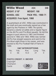 1968 Willie Wood (d.2020) Green Bay Packers Autographed Commemorative Super Bowl II Trading Card (JSA)
