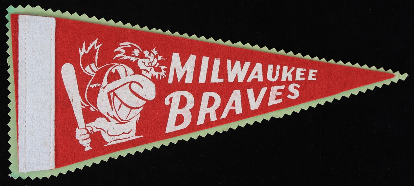 1953-1965 Milwaukee Braves 8" Pennant