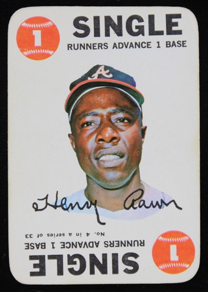 1968 Hank Aaron Atlanta Braves Topps Trading Card Game Card #4 