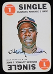 1968 Hank Aaron Atlanta Braves Topps Trading Card Game Card #4 