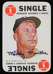 1968 Mickey Mantle New York Yankees Topps Trading Card Game Card #2 