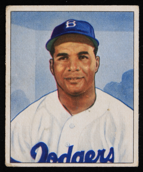 1950 Roy Campanella Brooklyn Dodgers Bowman Gum Trading Card #75 