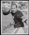 1956-1971 Bart Starr (d.2019) Green Bay Packers Autographed 8"x10" B&W Photo (JSA)