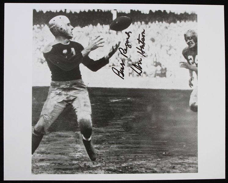 1935-1945 Don Hutson (d.1997) Green Bay Packers Autographed 8"x10" B&W Photo (JSA)