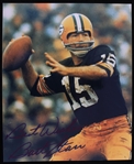 1956-1971 Bart Starr (d.2019) Green Bay Packers Autographed 8"x10" Color Photo (JSA)