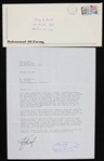 1989 Muhammad Ali Signed Letter (JSA) (Lot of 2)