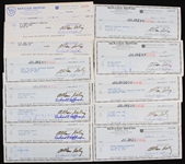 1977-1981 Allen "Bud" Selig Milwaukee Brewers Signed Checks (Lot of 28)
