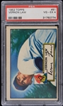 1952 Vernon Law Pittsburgh Pirates Topps Trading Card #81 (Graded VG-EX 4)