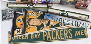 1990s-2000s Green Bay Packers Pennants, Posters, Jerseys & more (Lot of 65)