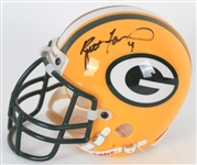 1995 Brett Favre Green Bay Packers Signed Mini Helmet (JSA)