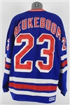 1994 circa Jeff Beukeboom New York Rangers Game Worn Road Jersey (MEARS A10)