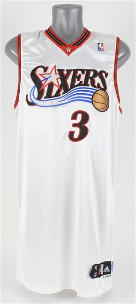2006 Allen Iverson Philadelphia 76ers Home Jersey (MEARS A5)